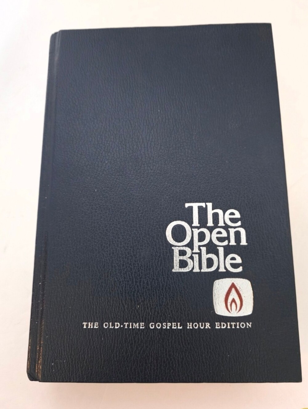 THE OPEN BIBLE Old Time Gospel Hour Edition HC 1975 & Vintage Insetts Included